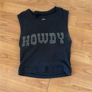 Black Sleeveless Top